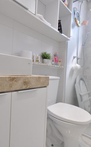 Apartamento à venda com 60m², 2 quartos e 1 vagaBanheiro da Suíte