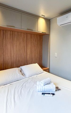 Apartamento à venda com 28m², 1 quarto e 1 vaga