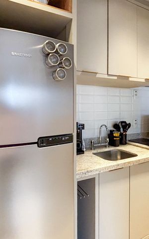 Apartamento à venda com 28m², 1 quarto e 1 vaga