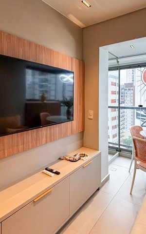 Apartamento à venda com 28m², 1 quarto e 1 vaga