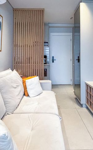 Apartamento à venda com 28m², 1 quarto e 1 vaga