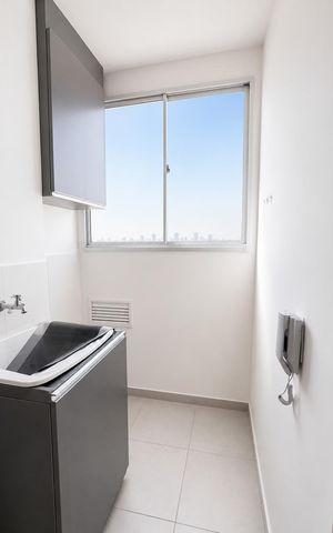 Apartamento para alugar com 45m², 2 quartos e 1 vaga Apartamento para alugar com 45m², 2 quartos e 1 vagaLavanderia