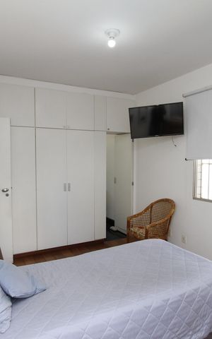 Apartamento à venda com 107m², 3 quartos e 2 vagasQuarto 2 - Suíte