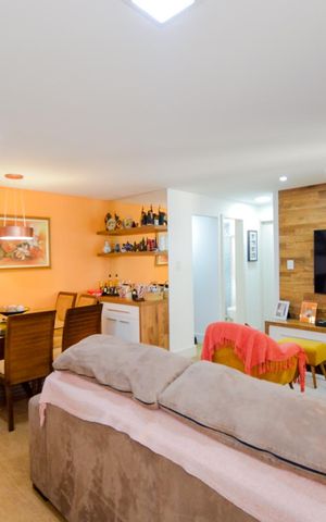 Apartamento à venda com 83m², 2 quartos e 2 vagasSala
