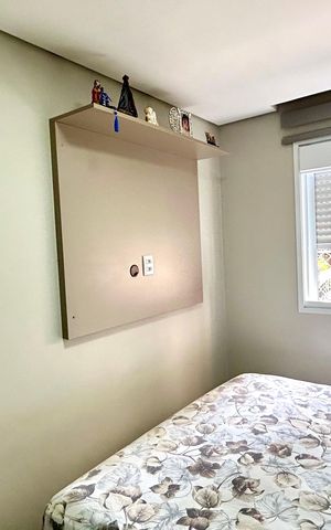 Apartamento à venda com 82m², 2 quartos e 2 vagas Apartamento à venda com 82m², 2 quartos e 2 vagasQuarto Suíte