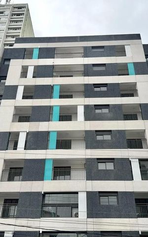 Studio para alugar com 27m², 1 quarto e sem vaga Studio para alugar com 27m², 1 quarto e sem vagaFachada