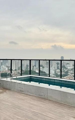 Studio para alugar com 27m², 1 quarto e sem vaga Studio para alugar com 27m², 1 quarto e sem vagaPiscina