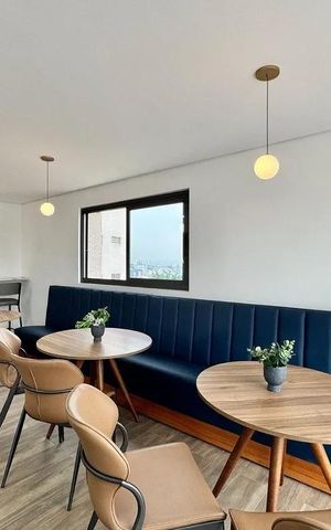 Studio para alugar com 27m², 1 quarto e sem vaga Studio para alugar com 27m², 1 quarto e sem vagaSalão de Festas