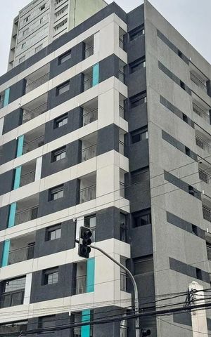 Studio para alugar com 27m², 1 quarto e sem vaga Studio para alugar com 27m², 1 quarto e sem vagaFachada