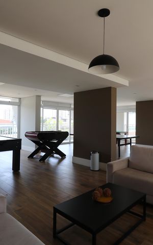 Apartamento à venda com 38m², 1 quarto e 1 vagaÁrea Comum - Salão de Jogos