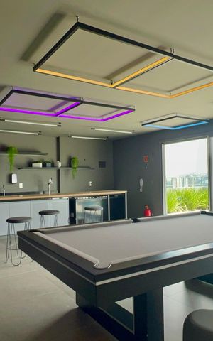 Studio para alugar com 25m², 1 quarto e sem vaga Studio para alugar com 25m², 1 quarto e sem vagaSala de Jogos