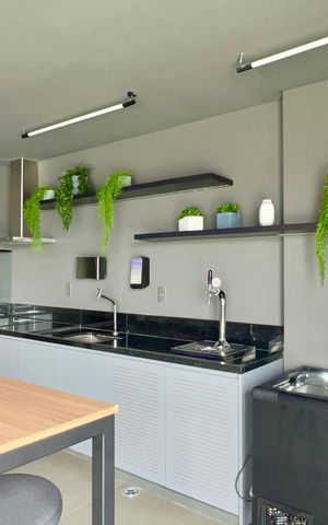 Studio para alugar com 25m², 1 quarto e sem vaga Studio para alugar com 25m², 1 quarto e sem vagaÁrea gourmet