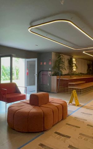 Studio para alugar com 25m², 1 quarto e sem vaga Studio para alugar com 25m², 1 quarto e sem vagaHall de entrada