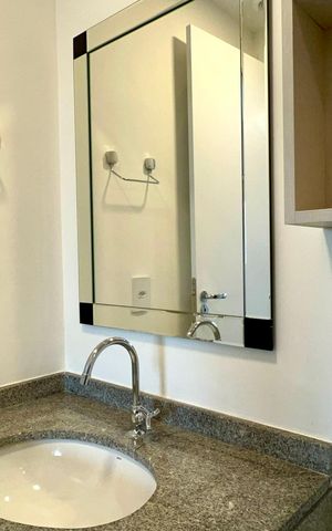 Studio para alugar com 25m², 1 quarto e sem vaga Studio para alugar com 25m², 1 quarto e sem vagaBanheiro