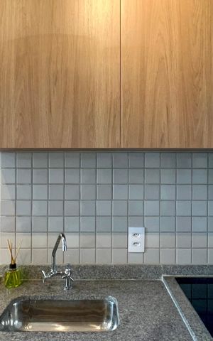 Studio para alugar com 25m², 1 quarto e sem vaga Studio para alugar com 25m², 1 quarto e sem vagaCozinha