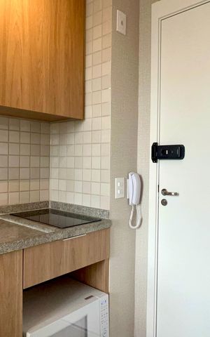 Studio para alugar com 25m², 1 quarto e sem vaga Studio para alugar com 25m², 1 quarto e sem vagaCozinha