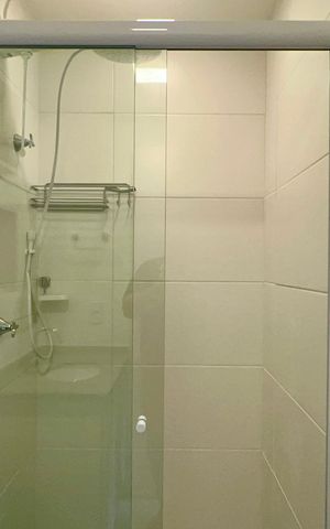 Studio para alugar com 25m², 1 quarto e sem vaga Studio para alugar com 25m², 1 quarto e sem vagaBanheiro