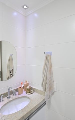 Apartamento à venda com 75m², 2 quartos e 1 vagaBanheiro Social