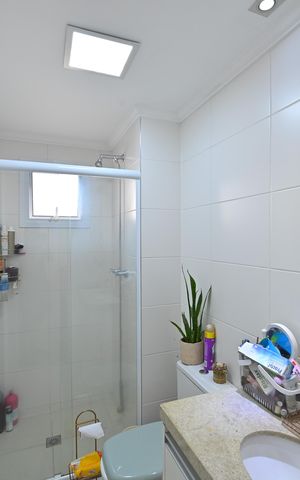Apartamento à venda com 75m², 2 quartos e 1 vagaBanheiro da Suíte