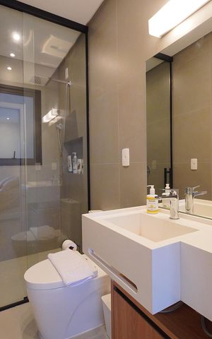 Casa para alugar com 197m², 3 quartos e 2 vagasBanheiro da Suíte 1