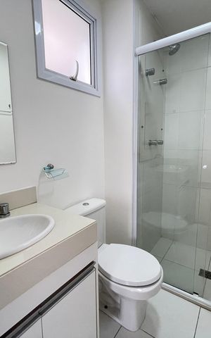 Apartamento à venda com 80m², 2 quartos e 1 vaga Apartamento à venda com 80m², 2 quartos e 1 vagaBanheiro 1