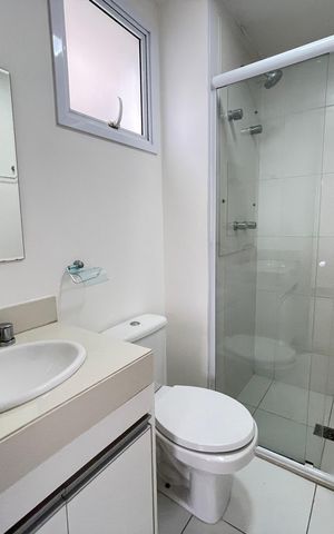 Apartamento à venda com 80m², 2 quartos e 1 vaga Apartamento à venda com 80m², 2 quartos e 1 vagaBanheiro 1