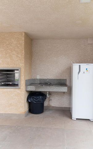 Apartamento para alugar com 36m², 2 quartos e sem vagaÁrea comum - Churrasqueira
