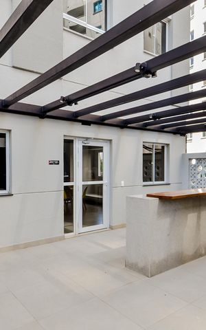 Apartamento à venda com 44m², 2 quartos e 1 vagaChurrasqueira