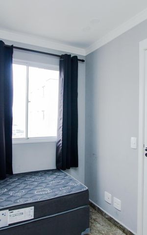 Apartamento à venda com 44m², 2 quartos e 1 vagaQuarto 1 