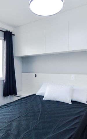 Apartamento à venda com 44m², 2 quartos e 1 vagaQuarto 2 