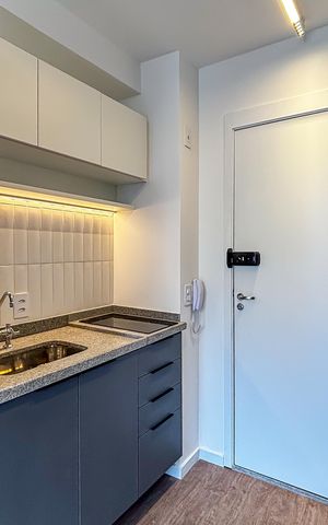 Apartamento para alugar com 25m², 1 quarto e sem vaga