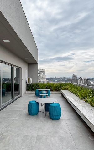 Apartamento para alugar com 25m², 1 quarto e sem vaga