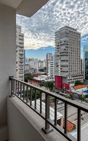Apartamento para alugar com 25m², 1 quarto e sem vaga