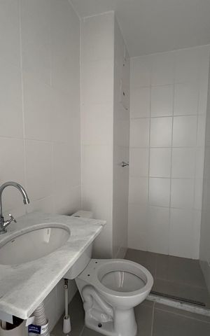 Apartamento para alugar com 74m², 3 quartos e 1 vaga Apartamento para alugar com 74m², 3 quartos e 1 vagaBanheiro Social