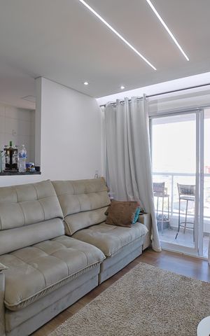 Apartamento à venda com 51m², 2 quartos e 1 vagaSala