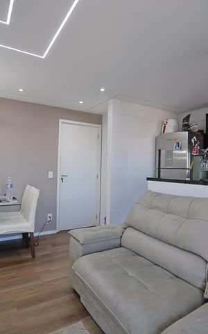Apartamento à venda com 51m², 2 quartos e 1 vagaSala