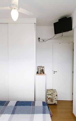 Apartamento à venda com 80m², 3 quartos e 2 vagasQuarto 1