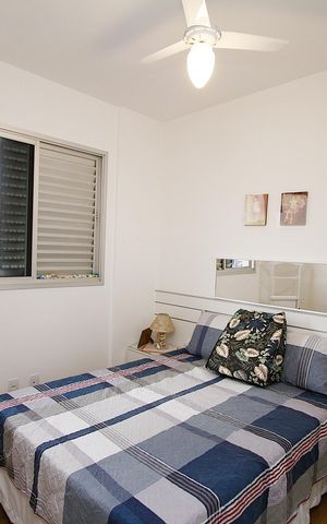 Apartamento à venda com 80m², 3 quartos e 2 vagasQuarto 1