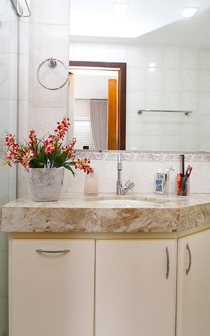 Apartamento à venda com 96m², 3 quartos e 3 vagasBanheiro da Suíte