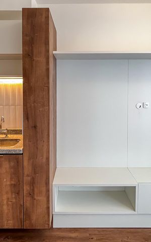 Apartamento para alugar com 24m², 1 quarto e sem vaga