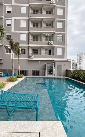 Apartamento para alugar com 24m², 1 quarto e sem vaga