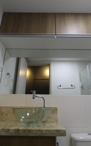 Apartamento à venda com 61m², 2 quartos e 1 vagaBanheiro Social