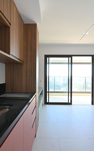 Studio à venda com 47m², 1 quarto e 1 vagaCozinha