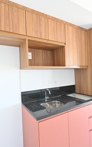 Studio à venda com 47m², 1 quarto e 1 vagaCozinha