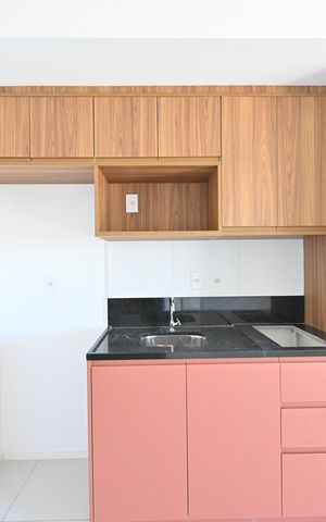 Studio à venda com 47m², 1 quarto e 1 vagaCozinha