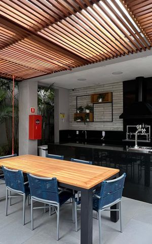 Studio à venda com 30m², 1 quarto e sem vagaChurrasqueira