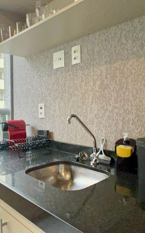 Studio à venda com 30m², 1 quarto e sem vagaCozinha