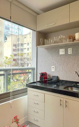 Studio à venda com 30m², 1 quarto e sem vagaCozinha