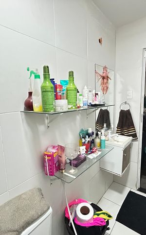 Apartamento para alugar com 55m², 3 quartos e sem vagaBanheiro