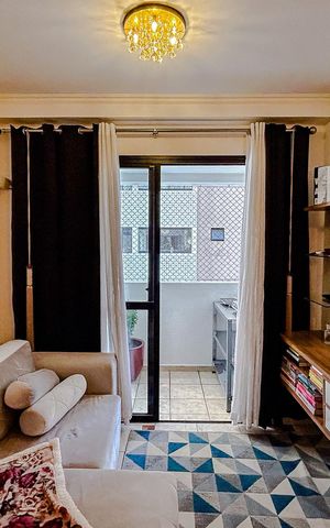 Apartamento para alugar com 65m², 1 quarto e 1 vagaSala